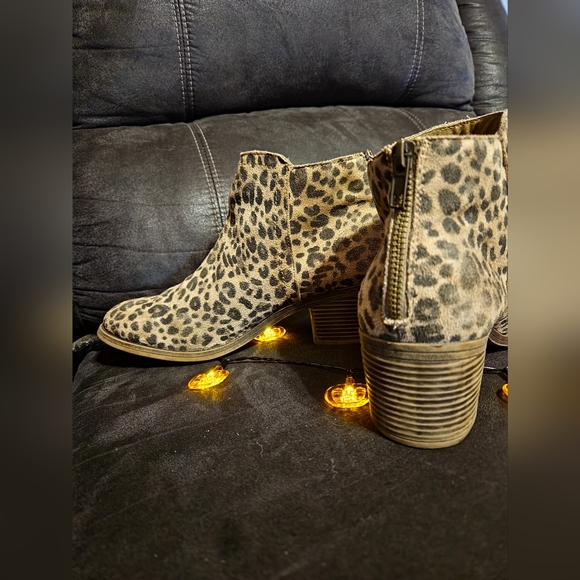 BILLABONG Leopard Print Ankle Booties sz9 - Picture 11 of 16